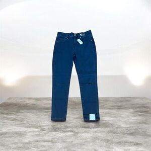 Express Women's Skinny High Rise Extra Super Soft  Jeans - Dark Blue Size 6S